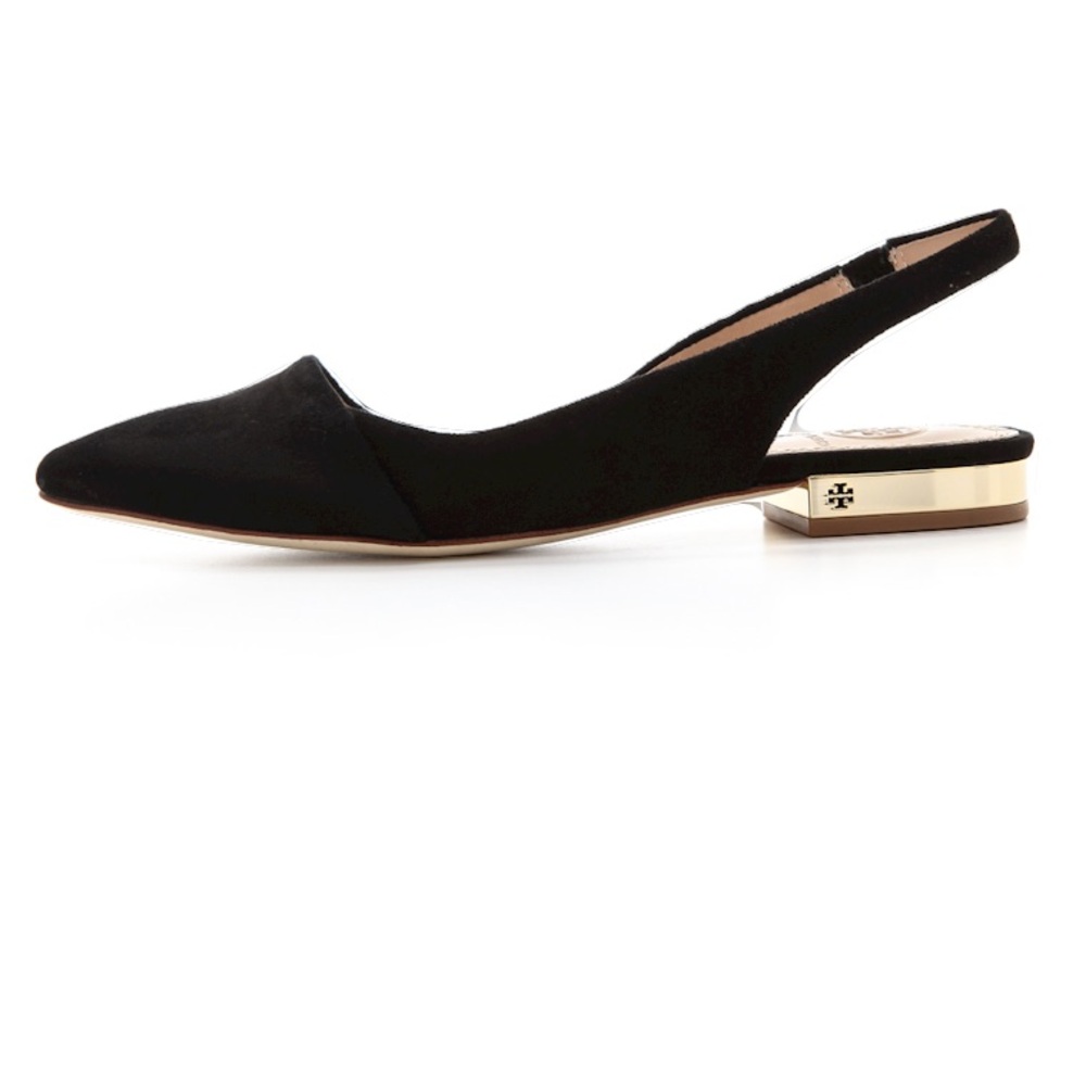 Tory Burch suede pointed toe flats - Picture 2 of 9